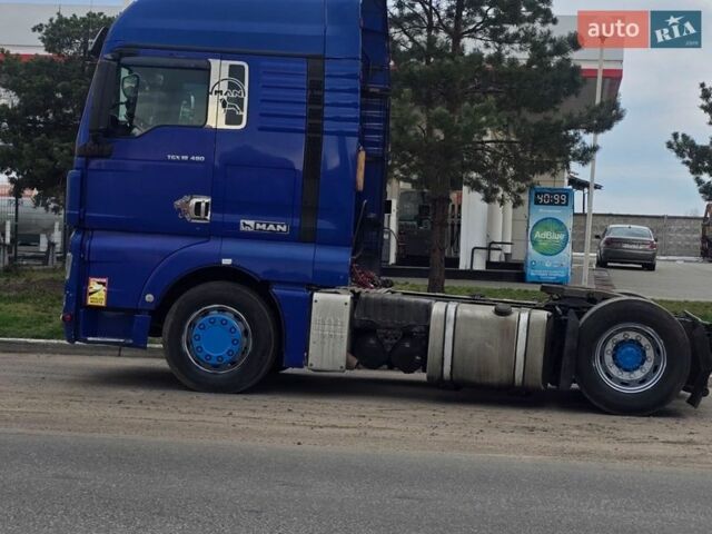 Синий МАН 18.480, объемом двигателя 12.5 л и пробегом 900 тыс. км за 35000 $, фото 1 на Automoto.ua