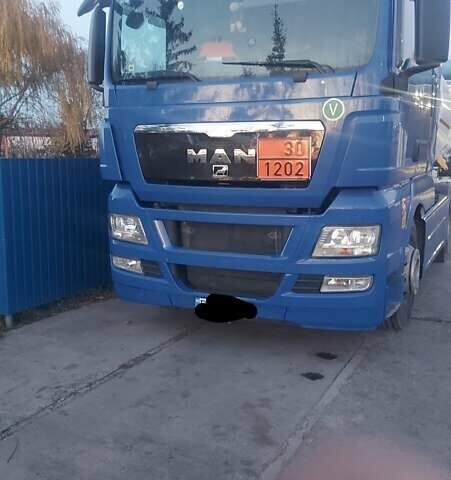 Синий МАН 18.480, объемом двигателя 12.4 л и пробегом 820 тыс. км за 50000 $, фото 1 на Automoto.ua