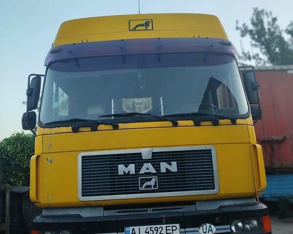 Желтый МАН 19.403, объемом двигателя 7.7 л и пробегом 100 тыс. км за 6500 $, фото 1 на Automoto.ua