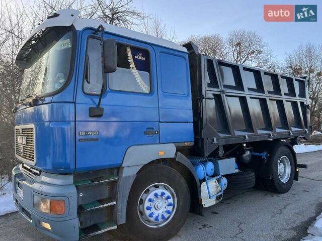 Синий МАН 19.463, объемом двигателя 12 л и пробегом 750 тыс. км за 17900 $, фото 1 на Automoto.ua