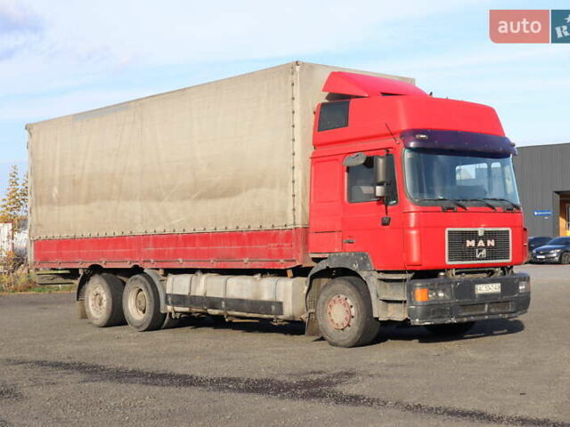 Красный МАН 26.403, объемом двигателя 12 л и пробегом 437 тыс. км за 15500 $, фото 1 на Automoto.ua
