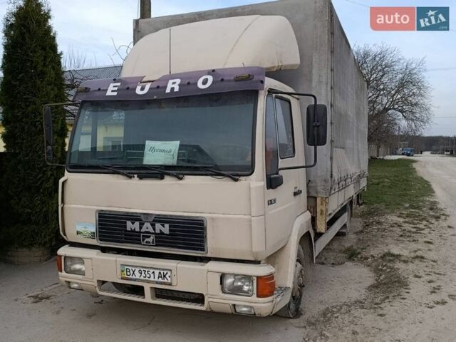 Белый МАН 8.163, объемом двигателя 4.58 л и пробегом 455 тыс. км за 8000 $, фото 1 на Automoto.ua