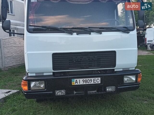 Белый МАН 8.163, объемом двигателя 4 л и пробегом 500 тыс. км за 17000 $, фото 1 на Automoto.ua