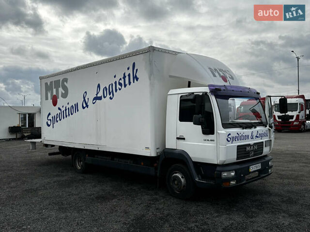 Белый МАН 8.180, объемом двигателя 4.58 л и пробегом 569 тыс. км за 12500 $, фото 1 на Automoto.ua