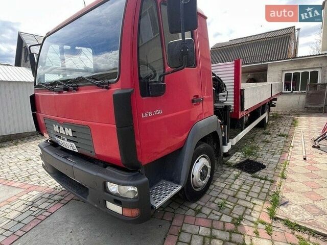 Красный МАН Л 2000, объемом двигателя 4.58 л и пробегом 451 тыс. км за 26000 $, фото 1 на Automoto.ua