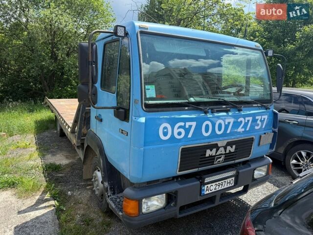 Синий МАН Л 2000, объемом двигателя 4.58 л и пробегом 500 тыс. км за 14500 $, фото 1 на Automoto.ua