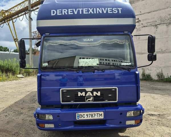 Синий МАН Л 2000, объемом двигателя 4.6 л и пробегом 374 тыс. км за 10500 $, фото 1 на Automoto.ua