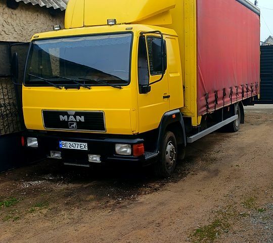 Жовтий МАН L, об'ємом двигуна 4.6 л та пробігом 700 тис. км за 13500 $, фото 1 на Automoto.ua