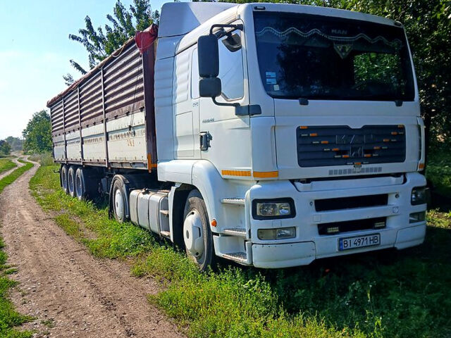 Белый МАН ТГА, объемом двигателя 12 л и пробегом 120 тыс. км за 10000 $, фото 1 на Automoto.ua