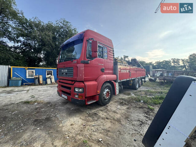 Красный МАН ТГА, объемом двигателя 10.52 л и пробегом 184 тыс. км за 35000 $, фото 1 на Automoto.ua