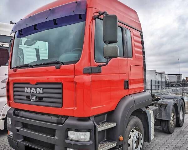 Красный МАН ТГА, объемом двигателя 11 л и пробегом 100 тыс. км за 11000 $, фото 1 на Automoto.ua