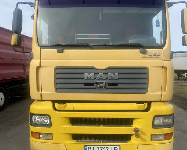 Желтый МАН ТГА, объемом двигателя 0 л и пробегом 559 тыс. км за 15700 $, фото 1 на Automoto.ua