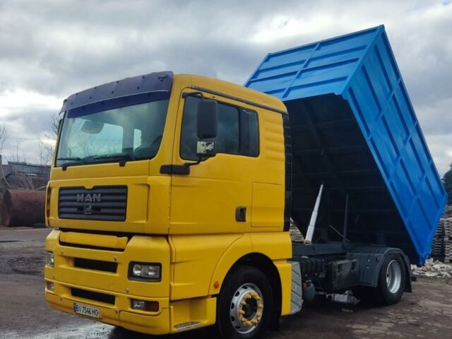 Желтый МАН ТГА, объемом двигателя 1.2 л и пробегом 800 тыс. км за 17300 $, фото 1 на Automoto.ua