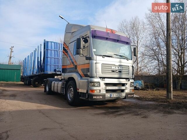 Серый МАН ТГА, объемом двигателя 12.82 л и пробегом 959 тыс. км за 5700 $, фото 1 на Automoto.ua