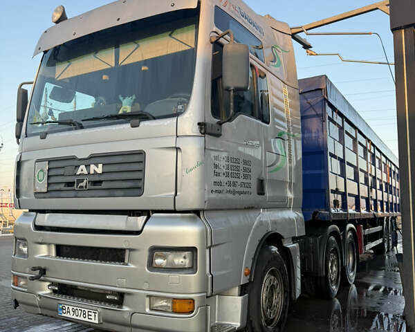 МАН ТГА 2005 в Савране на Automoto.ua Серый МАН ТГА, объемом двигателя 12.82 л и пробегом 630 тыс. км за 17999 $, фото 1 на Automoto.ua