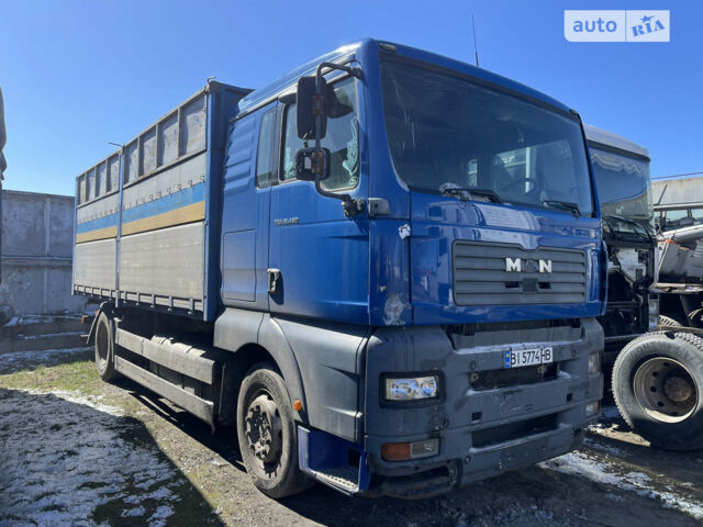 Синий МАН ТГА, объемом двигателя 10.52 л и пробегом 750 тыс. км за 13000 $, фото 1 на Automoto.ua