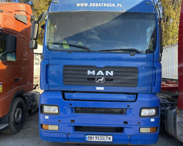 Синий МАН ТГА, объемом двигателя 10.5 л и пробегом 1 тыс. км за 15000 $, фото 1 на Automoto.ua
