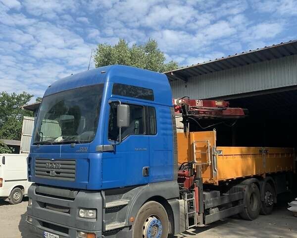 Синий МАН ТГА, объемом двигателя 10.5 л и пробегом 489 тыс. км за 35000 $, фото 1 на Automoto.ua