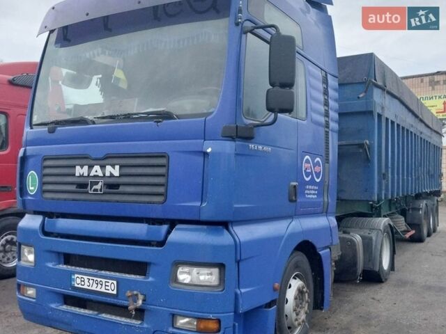 Синій МАН TGA, об'ємом двигуна 12.82 л та пробігом 560 тис. км за 12000 $, фото 1 на Automoto.ua