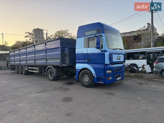 Синий МАН ТГА, объемом двигателя 10.5 л и пробегом 1000 тыс. км за 6399 $, фото 1 на Automoto.ua