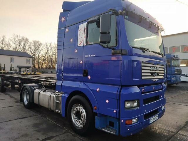 Синий МАН ТГА, объемом двигателя 10.5 л и пробегом 100 тыс. км за 15500 $, фото 1 на Automoto.ua