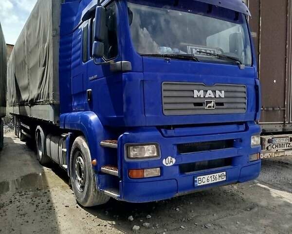 Синий МАН ТГА, объемом двигателя 10.5 л и пробегом 1 тыс. км за 7500 $, фото 1 на Automoto.ua