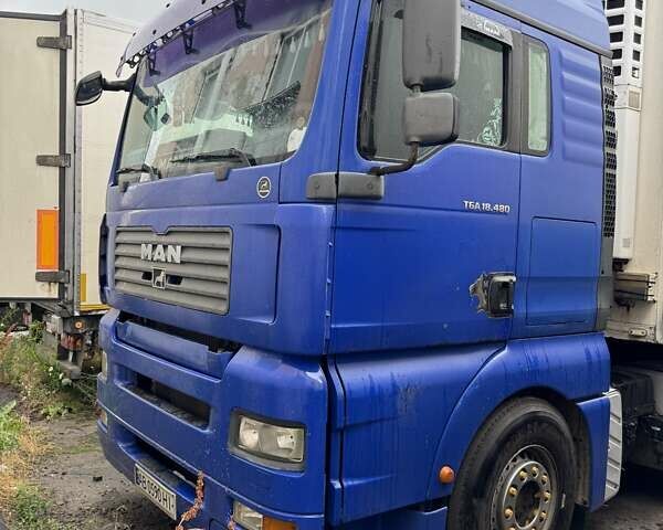 Синий МАН ТГА, объемом двигателя 12.82 л и пробегом 800 тыс. км за 8500 $, фото 1 на Automoto.ua