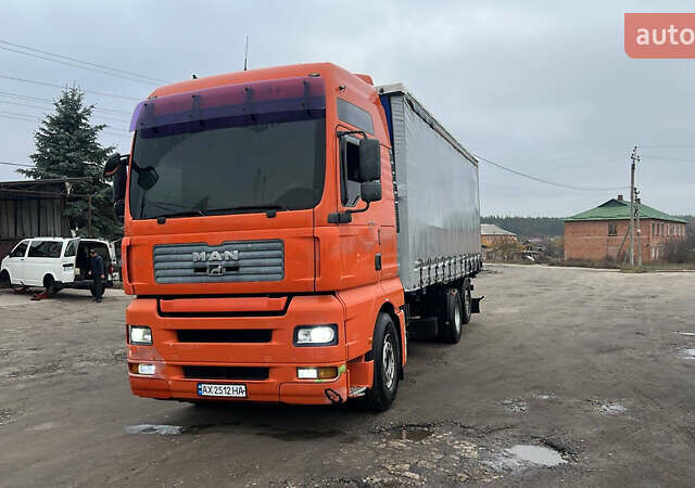 Помаранчевий МАН TGA, об'ємом двигуна 12.82 л та пробігом 160 тис. км за 14500 $, фото 1 на Automoto.ua