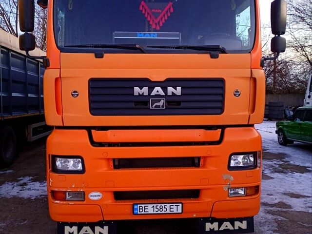 Помаранчевий МАН TGA, об'ємом двигуна 11.9 л та пробігом 596 тис. км за 8000 $, фото 1 на Automoto.ua
