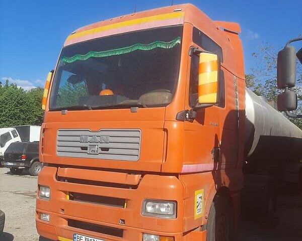 Помаранчевий МАН TGA, об'ємом двигуна 12.82 л та пробігом 900 тис. км за 9000 $, фото 1 на Automoto.ua