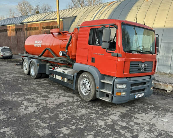Оранжевый МАН ТГА, объемом двигателя 10.5 л и пробегом 260 тыс. км за 34000 $, фото 1 на Automoto.ua