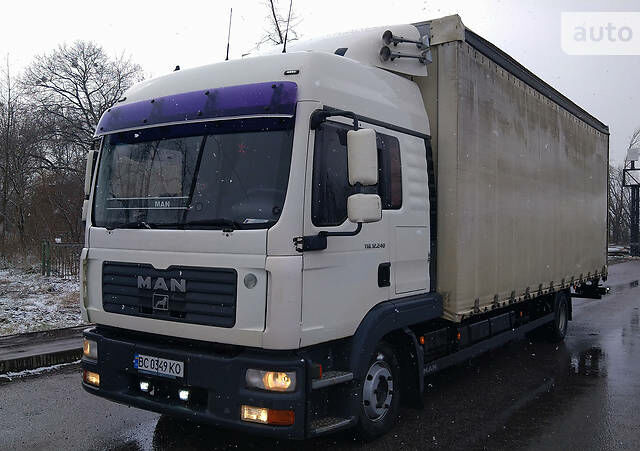 Белый МАН ТГЛ, объемом двигателя 6.9 л и пробегом 85 тыс. км за 23200 $, фото 1 на Automoto.ua