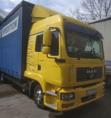 Желтый МАН ТГЛ, объемом двигателя 4.58 л и пробегом 781 тыс. км за 20000 $, фото 1 на Automoto.ua