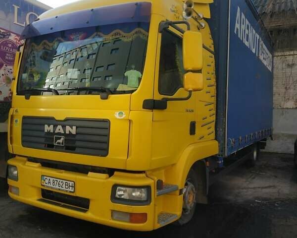 Желтый МАН ТГЛ, объемом двигателя 4.58 л и пробегом 781 тыс. км за 20000 $, фото 1 на Automoto.ua