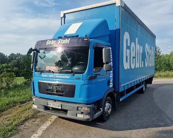 Синий МАН ТГЛ, объемом двигателя 4.58 л и пробегом 585 тыс. км за 27000 $, фото 1 на Automoto.ua