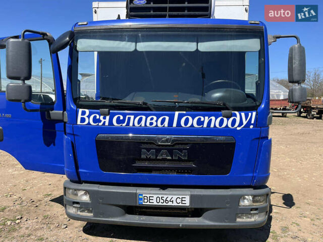 Синий МАН ТГЛ, объемом двигателя 4.58 л и пробегом 356 тыс. км за 30000 $, фото 1 на Automoto.ua