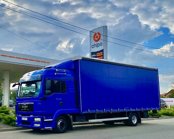 Синий МАН ТГЛ, объемом двигателя 4.58 л и пробегом 645 тыс. км за 26500 $, фото 1 на Automoto.ua