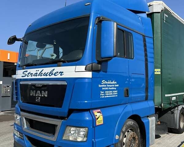 Синий МАН ТГХ 18.440, объемом двигателя 10.5 л и пробегом 850 тыс. км за 19500 $, фото 1 на Automoto.ua
