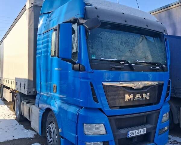 Синий МАН ТГХ 18.440, объемом двигателя 12.42 л и пробегом 802 тыс. км за 23300 $, фото 1 на Automoto.ua