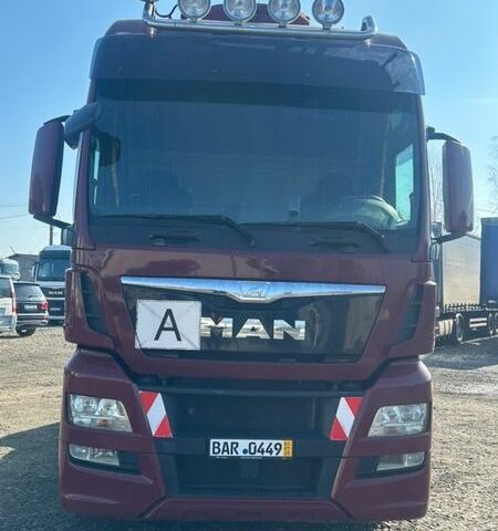 Красный МАН ТГКС, объемом двигателя 12.5 л и пробегом 881 тыс. км за 16500 $, фото 1 на Automoto.ua