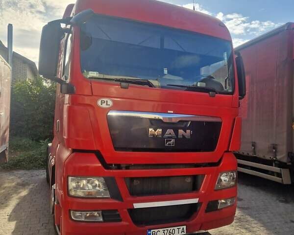 Красный МАН ТГКС, объемом двигателя 10.52 л и пробегом 208 тыс. км за 10900 $, фото 1 на Automoto.ua