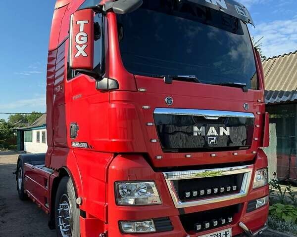 Красный МАН ТГКС, объемом двигателя 10.52 л и пробегом 1 тыс. км за 22000 $, фото 1 на Automoto.ua