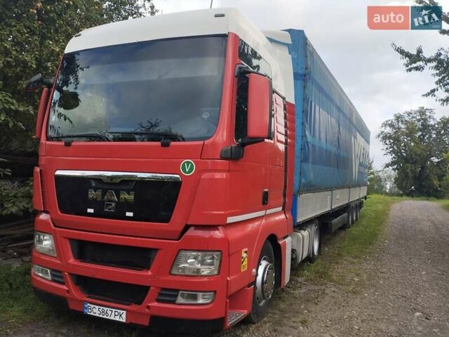 Красный МАН ТГКС, объемом двигателя 10.52 л и пробегом 940 тыс. км за 14800 $, фото 1 на Automoto.ua