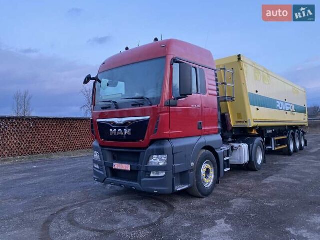 Красный МАН ТГКС, объемом двигателя 10.5 л и пробегом 650 тыс. км за 19500 $, фото 1 на Automoto.ua