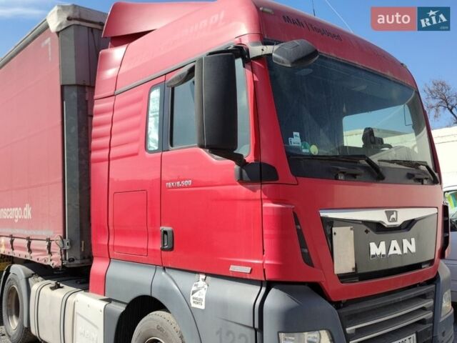 Красный МАН ТГКС, объемом двигателя 12.42 л и пробегом 682 тыс. км за 19500 $, фото 1 на Automoto.ua