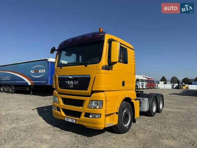 Желтый МАН ТГКС, объемом двигателя 12.42 л и пробегом 854 тыс. км за 24500 $, фото 1 на Automoto.ua