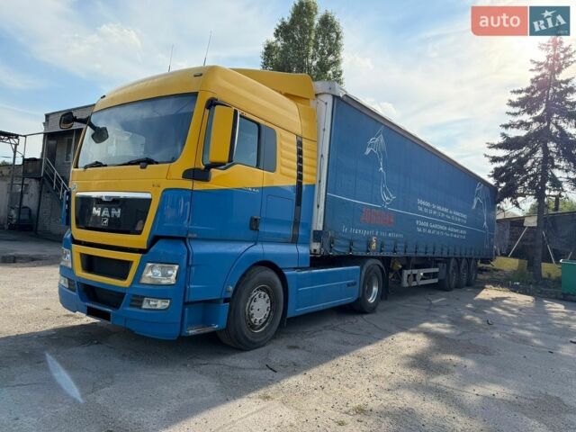 Синий МАН ТГКС, объемом двигателя 10.52 л и пробегом 270 тыс. км за 22000 $, фото 1 на Automoto.ua