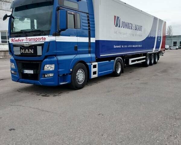 Синий МАН ТГКС, объемом двигателя 12.42 л и пробегом 825 тыс. км за 17500 $, фото 1 на Automoto.ua