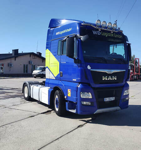 Синий МАН TGX 18.560, объемом двигателя 15.26 л и пробегом 480 тыс. км за 25000 $, фото 1 на Automoto.ua