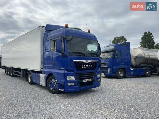 Синий МАН TGX 18.460, объемом двигателя 12.8 л и пробегом 617 тыс. км за 28850 $, фото 1 на Automoto.ua